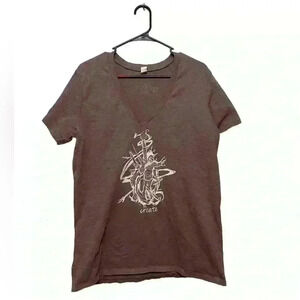 INKED Retro Style Tattoo Anatomical Heart T Shirt, Ink & Art Size 2XL